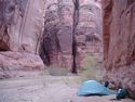 Desperation Camp in the canyon.